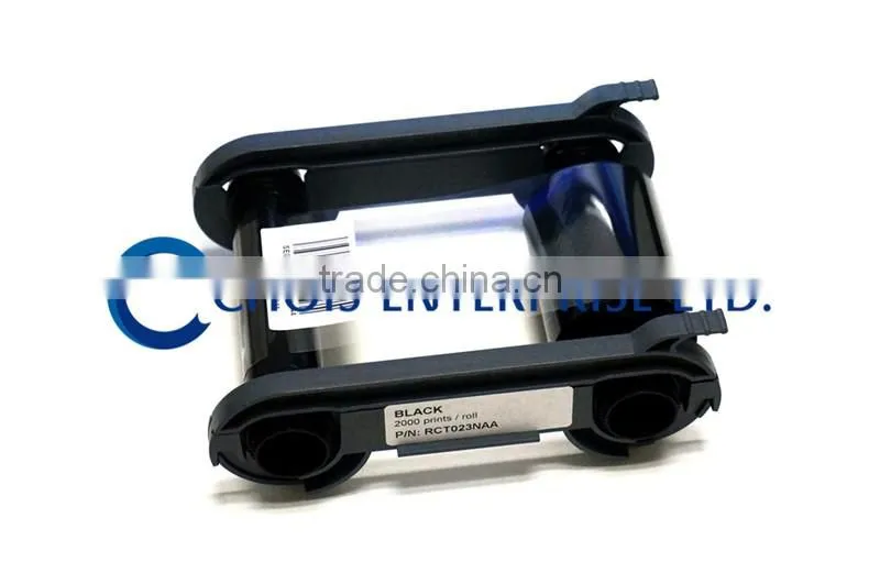 Evolis RCT023NAA Black Monochrome Ribbon - K - 2,000 prints,for use with Evolis Zenius,Primacy,Elypso Card Printers