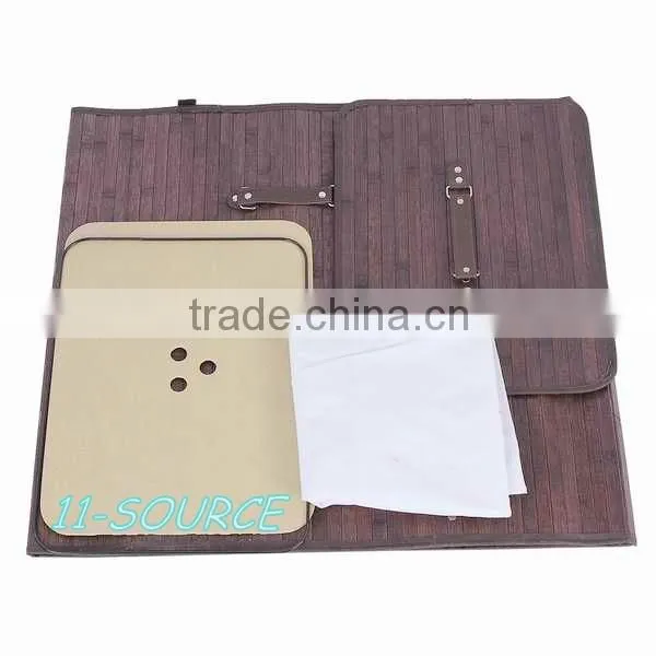 Cube Shape Bamboo Hamper