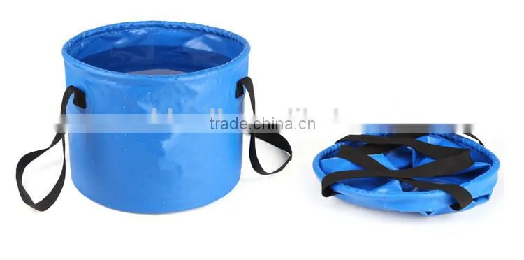 camping hiking multi function outdoor folding bucket