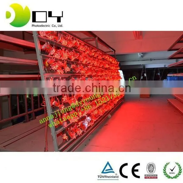 Customized Outdoor Usage Strawhat DC5v 9MM single color Pixel Led String L ight
