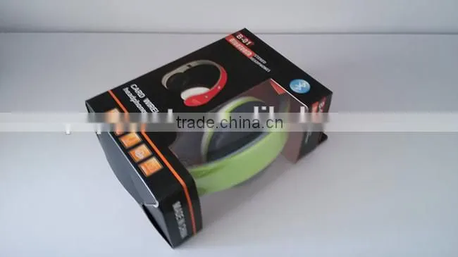 Folding Stereo Handfree Bluetooth Wireless MP3 Headphone Support TF card and FM