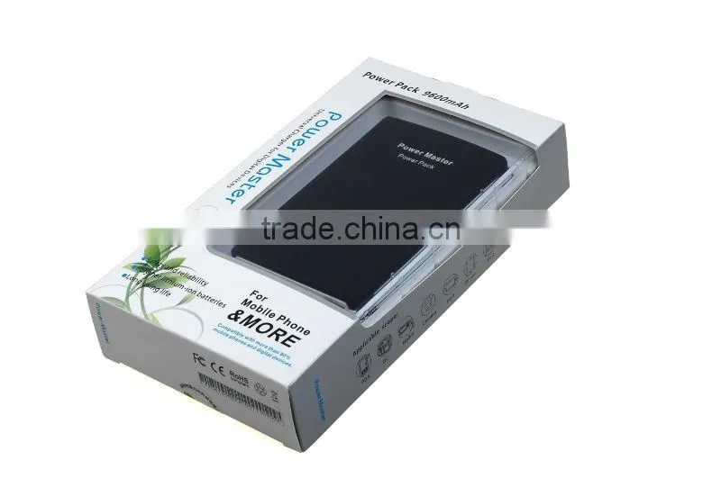 Lizo 9600mAh universal charger for PC,cellphone, etc
