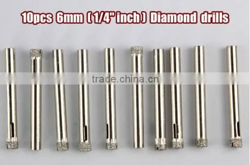 electroplated diamond dust hole saw diamond core bits glass tile marble drill bit