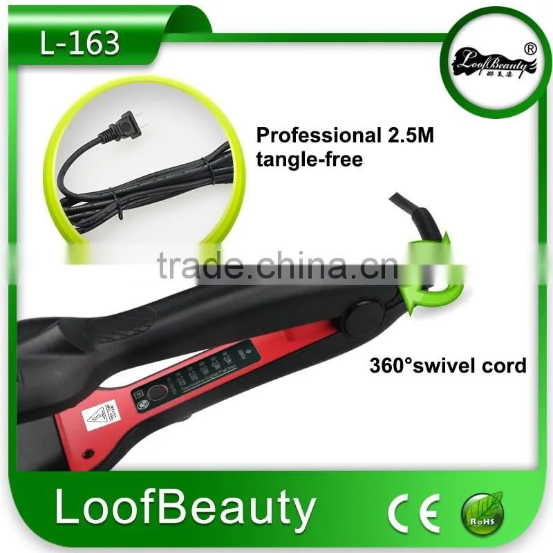 PTC heater, fast heat up titanium flat iron