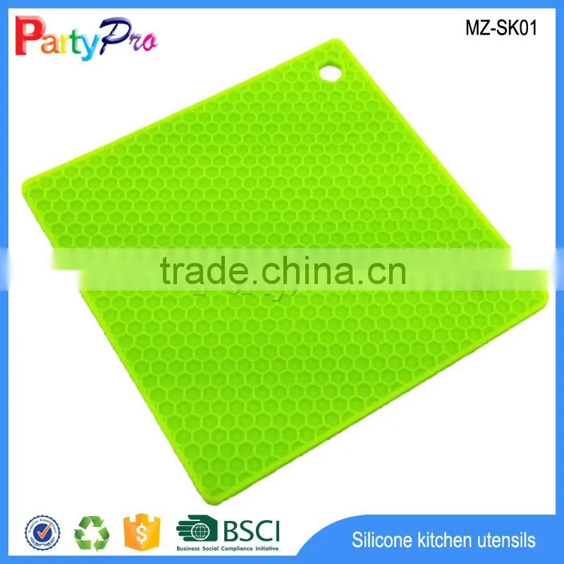 2015 New China supplier promotion product, eco-friendly, FDA and LFGB certificated, colorful silicone pot holder