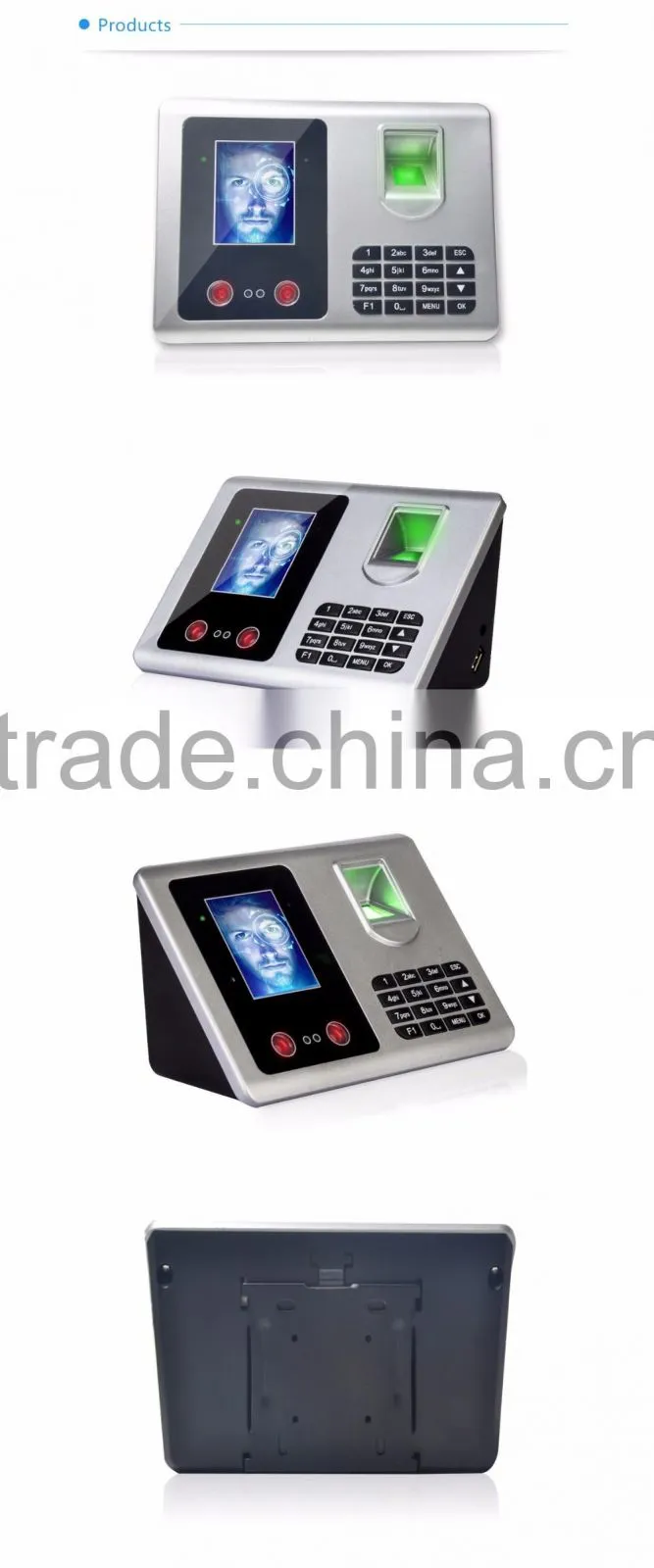 A302 facial recognition system time attendance and access control