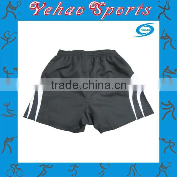 professional custom rugby shorts with club logo