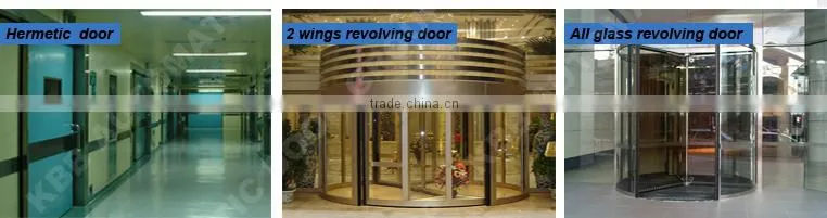 automatic stainless steel frame glass sliding door design