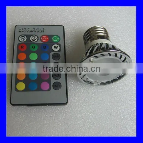 IR Remote control RGB LED Spotlight