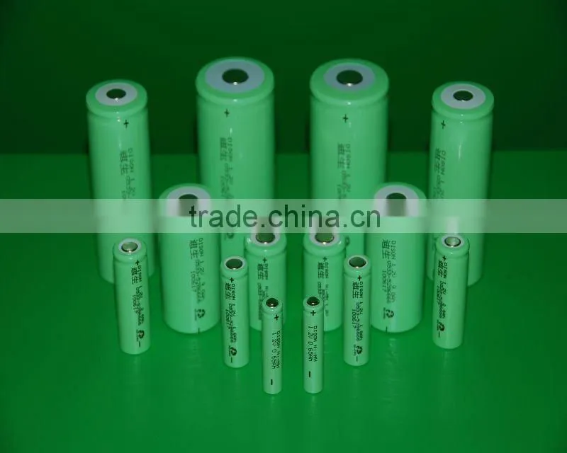 AAA,AA,A,SC,C,D,F,M 1.2v 450-20000mAh NI-MH rechargeable batteries cells
