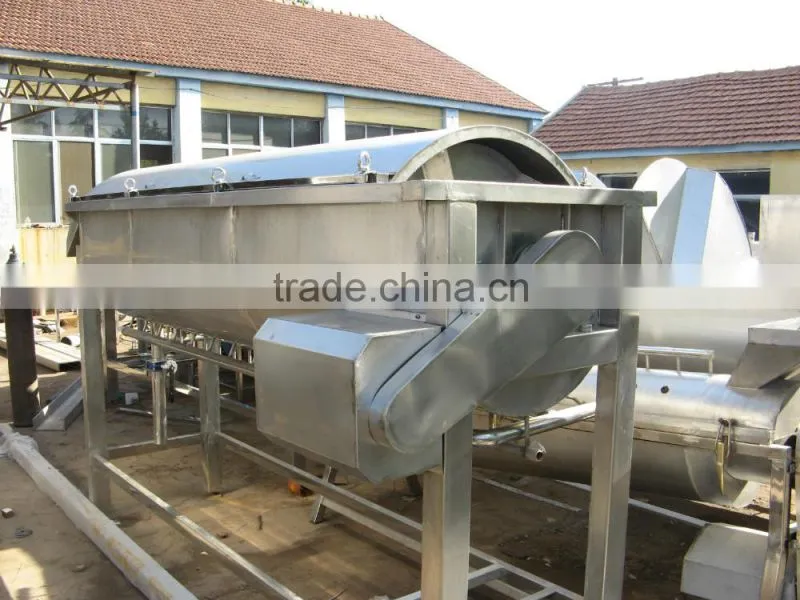 Big scale low price chicken feet blanching machine