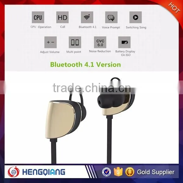 Hengqiang fashion sport bluetooth earphone for sport