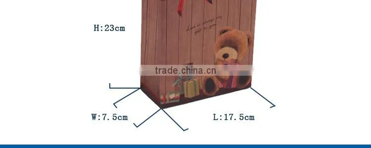 Decorative christmas paper bag paper bag hs code paper hand bag