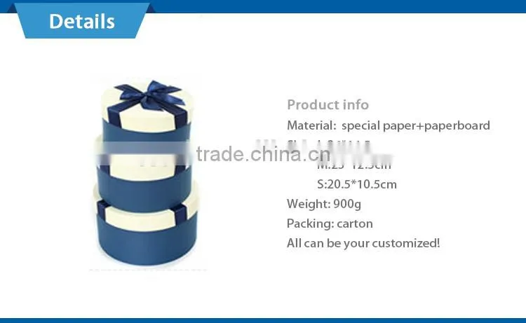 manufacturer custom round gift box