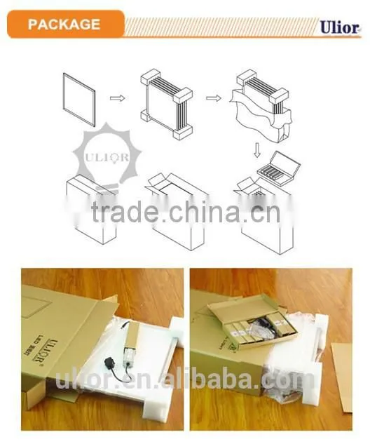 P10-310 Led panel light with Bipolar PFC frequency of lightning source, harmonic, ripple< 5, color tolerance< 6 led panel light