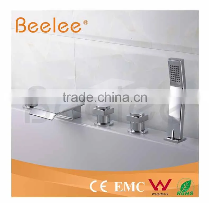 High Quality Chromed Bath Shower 5pcs Faucet