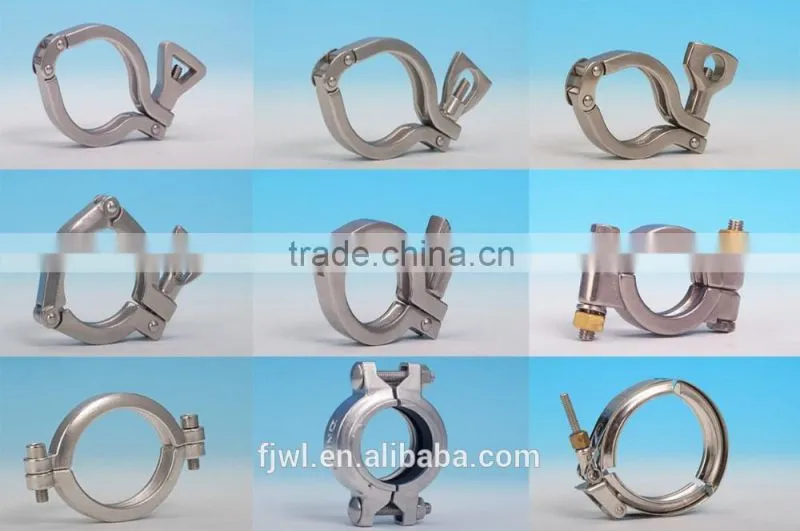 China manufacturer & factory & supplier & exporter Stainless Steel Quick Release Pipe Clamps