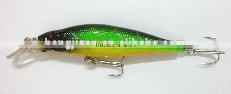 11cm 15.2g Fresh Water Bass lure Minnow baits fake hard bait with Size #4 Fishhook MI006
