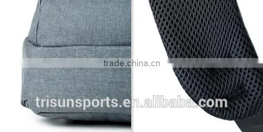 waterproof grey business laptop backpack of china supplier
