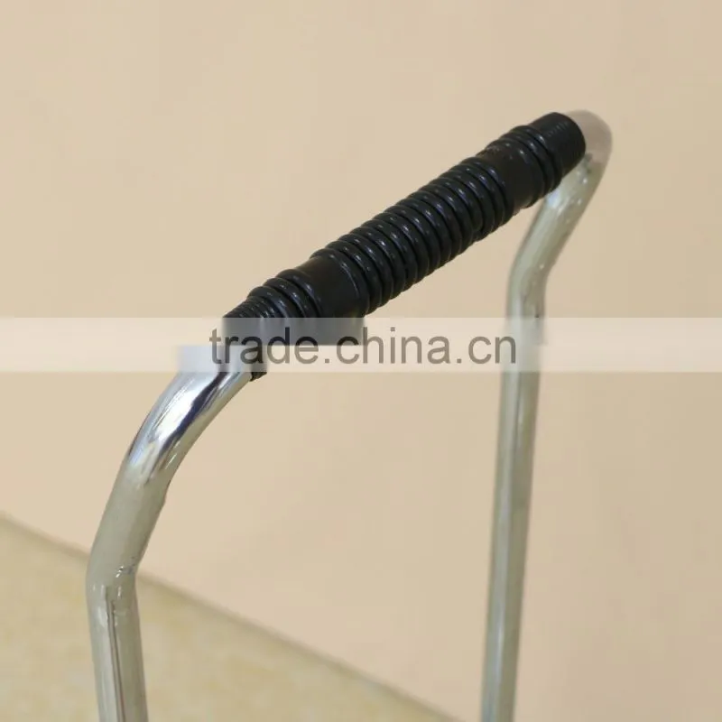 Metal moveable folding packing trolley,portable pull trolley cart/luggage cart