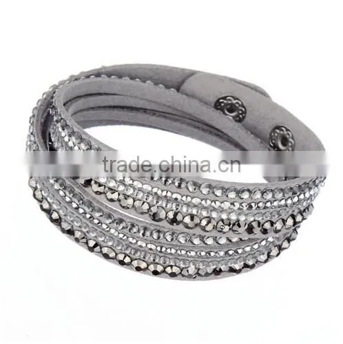 Custom jewelry factory oem pink diamond bracelets for womens