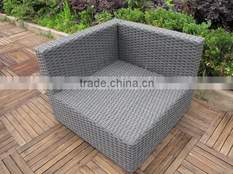 TEMPERED GLASS RATTAN GARDEN TABLE