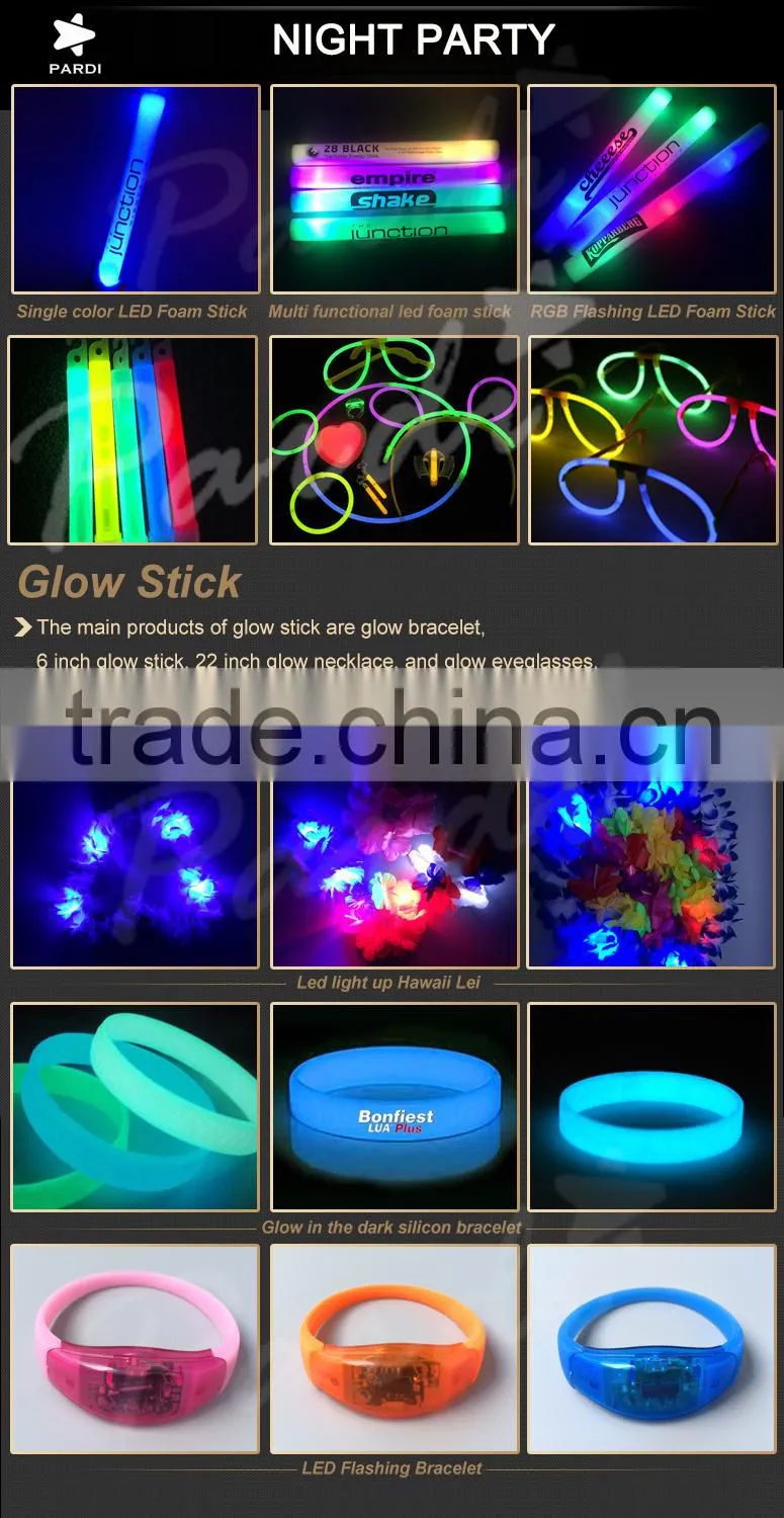 Led blinking bracelet led flashing custom silicon wristband