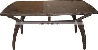 traditional design outdoor rattan table