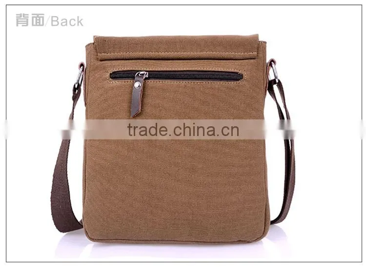 cool canvas men messenger bags, canvas shoulder bag popular design color