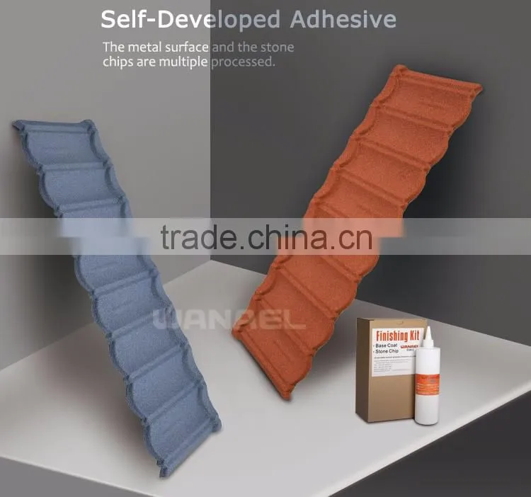 Roof tiles new french style hot selling colorful stone coated