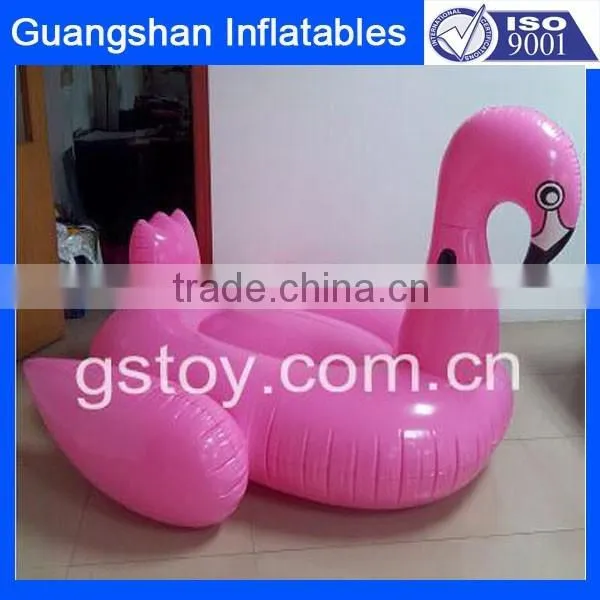Giant Inflatable flamingo floater mattress with holders