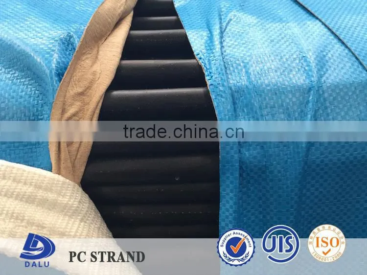 HDPE Steel Wire Cable 1860MPa 12.7mm 15.24mm Unbonded PC strand