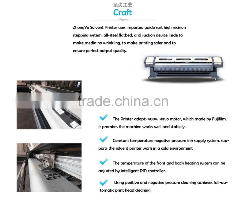 3.2m solvent printer with Spectra Polaris head