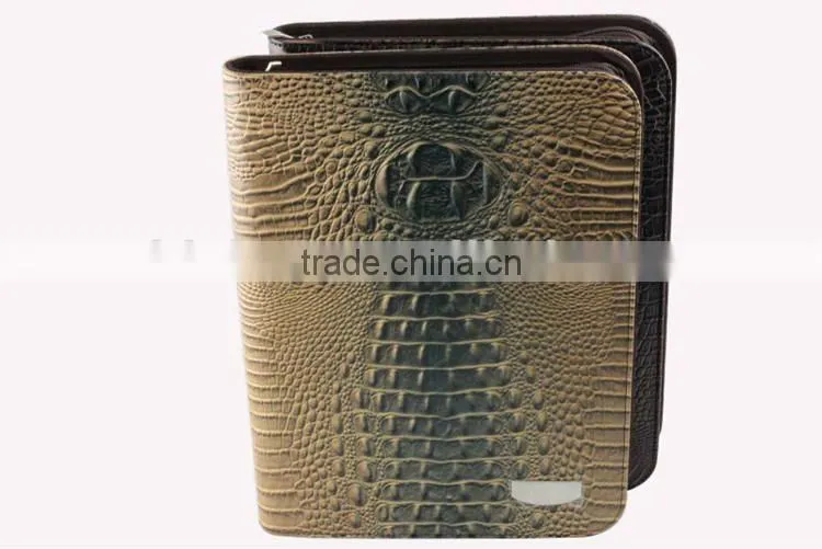 High quality men genuine leather briefcase