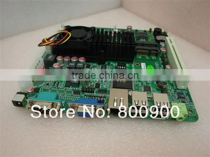 Ultra-thin ATOM Atom D525 motherboard Dual MINI-PCIE one machine industry ITX motherboard