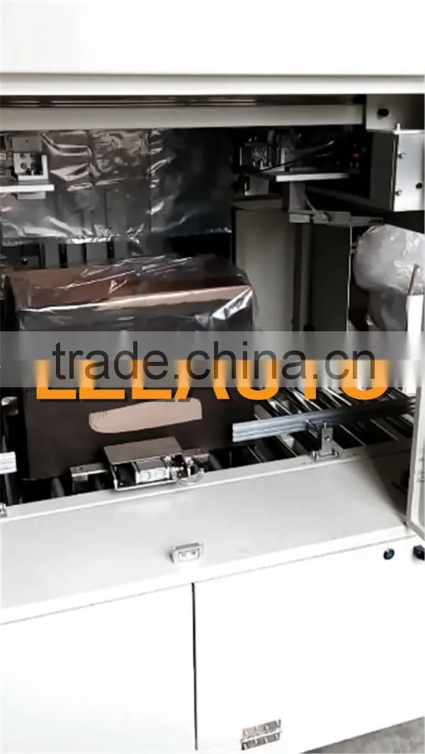 Full automatic plastic bag insert machine
