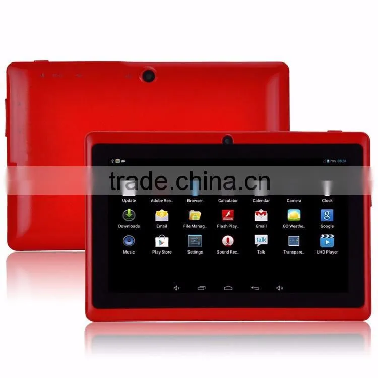 7 inch Q88 Tablets Quad Core AllWinner A33 Android 4.4 512MB RAM 4GB ROM WIFI Tablet PCs