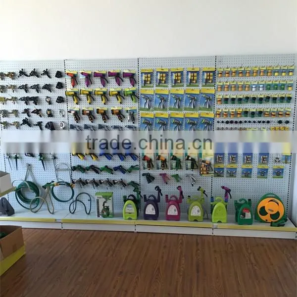 3/4" colorful lawn and garden tools two way hose connector Y valve with On/Off coupling valves