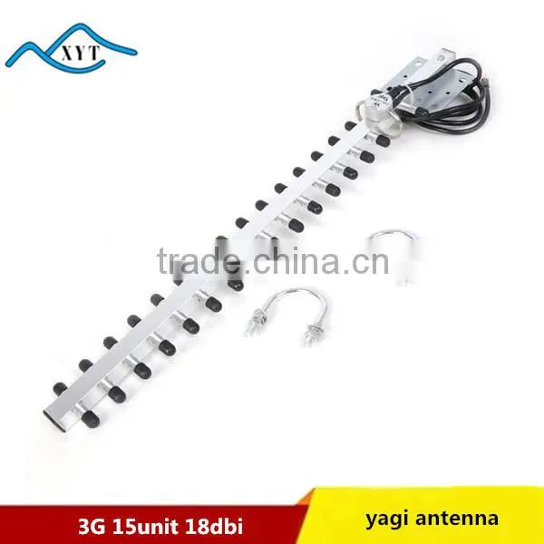 Wireless 1920-2170mhz 15 elements 18dbi 3g yagi antenna outdoor