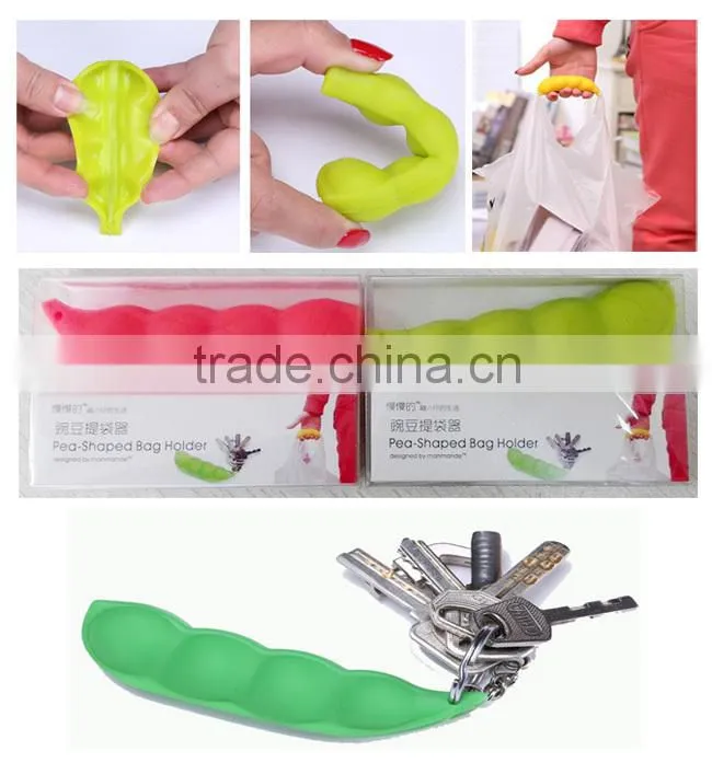 Cute Peas Durable Silicone Shopping Helper Bag Holder