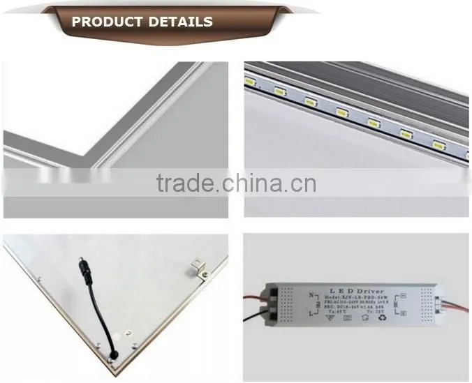 Factory Price High Lumen 36W square LED Panel Light 600 x 600 Recessed Lighting