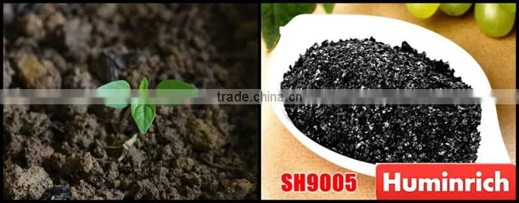 Huminrich Shenyang Organic 70% Leonardite Humic Acid Controlled Slow Release Prill Fertilizer For Saline Soil