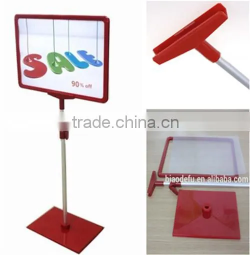 A4 paper plastic frame for advertising display