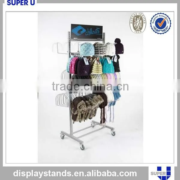 hat display rack for retail store