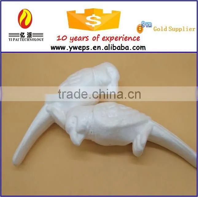 YIPAI wholesale education small white styrofoam bird/foam bird for chirdren DIY