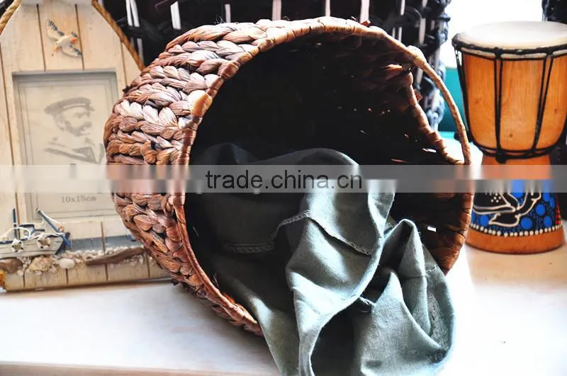 Hot sale papyri woven baskets new design detachable cheap handmade storage basket