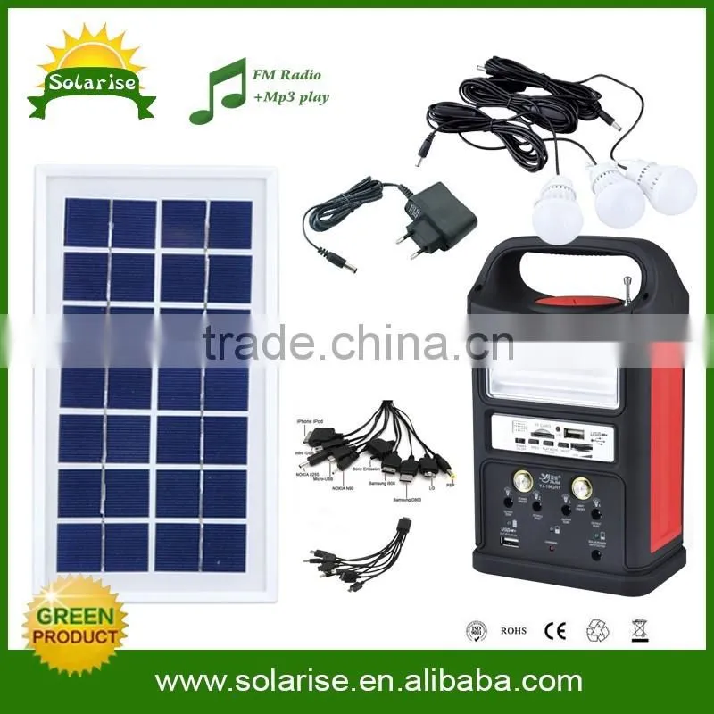 solar system for charging mobile phone