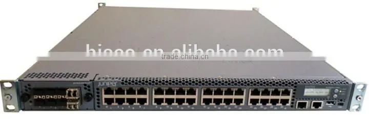 EX4550-32F-AFO EX4550, 32-port 1/10GbE SFP+ converged switch, 650 W AC PS, port side to PSU side airflow