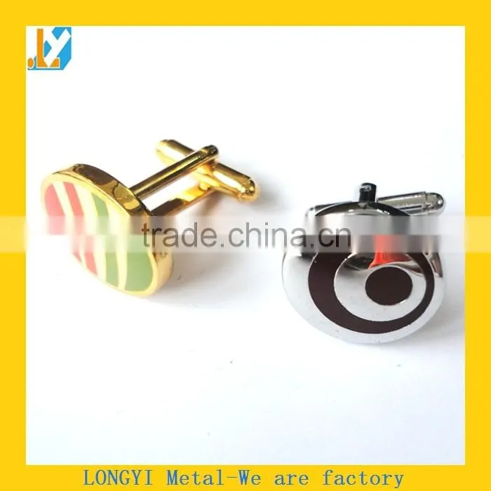 Custom stainless steel cufflink for men