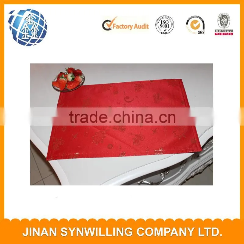tableware decoration table use place mat in polyester fabric
